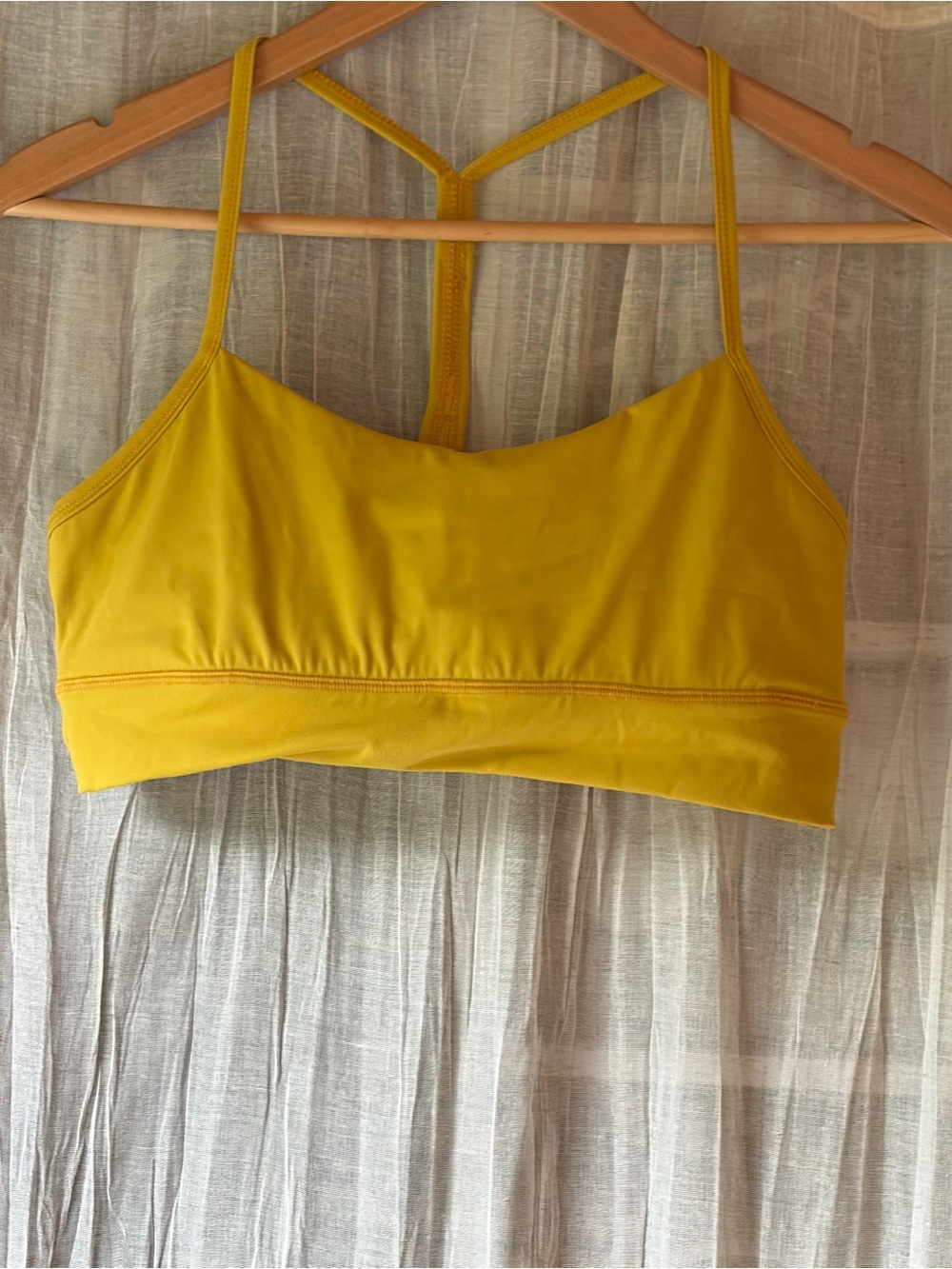 lululemon athletica Yellow Strappy Sports Bra